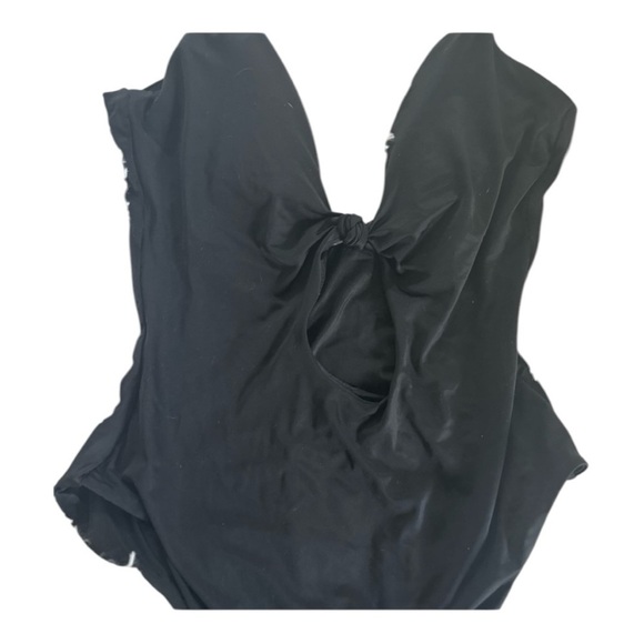 Andie The Santorini One Piece Swimsuit Solid Black Size  $112 MSRP NEW Cutout - Picture 3 of 12